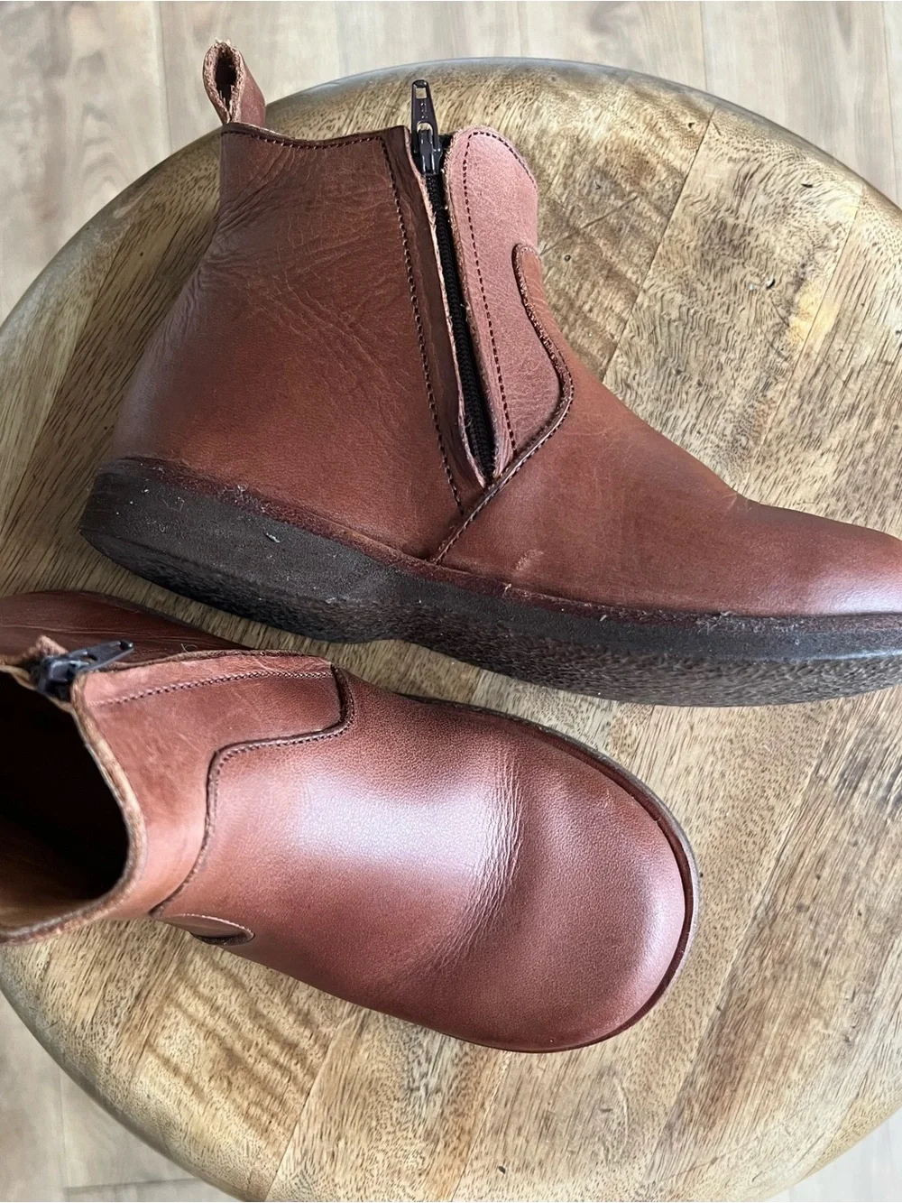 Adelisa & co. Brown leather boots